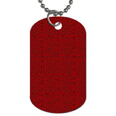 Abstract Art  Dog Tag (one Side) by ValentinaDesign