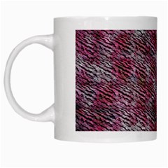 Pink Texture                 White Mug by LalyLauraFLM