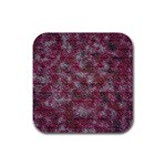 Pink texture                 Rubber Square Coaster (4 pack Front