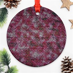 Pink Texture                 Ornament (round) by LalyLauraFLM