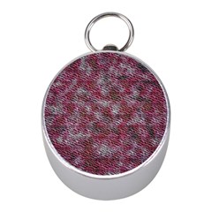 Pink Texture                 Silver Compass (mini) by LalyLauraFLM