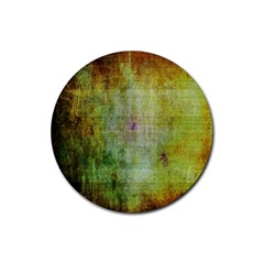 Grunge Texture               Rubber Coaster (round) by LalyLauraFLM