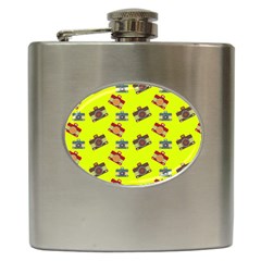 Camera pattern                Hip Flask (6 oz)