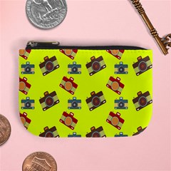 Camera Pattern          Mini Coin Purse by LalyLauraFLM