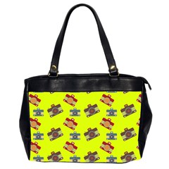 Camera pattern                Oversize Office Handbag (2 Sides)