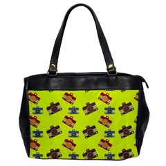 Camera pattern                Oversize Office Handbag