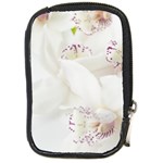 Orchids Flowers White Background Compact Camera Cases Front