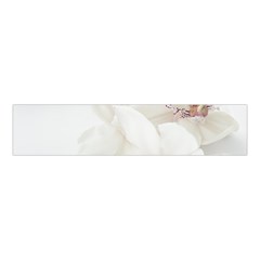 Orchids Flowers White Background Velvet Scrunchie