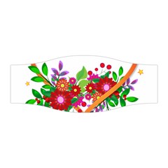 Heart Flowers Sign Stretchable Headband