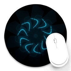 Background Abstract Decorative Round Mousepads by Nexatart