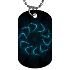 Background Abstract Decorative Dog Tag (one Side) by Nexatart