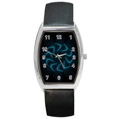 Background Abstract Decorative Barrel Style Metal Watch by Nexatart