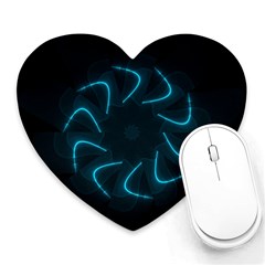 Background Abstract Decorative Heart Mousepads by Nexatart