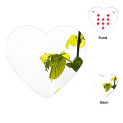 Leaves Nature Playing Cards (heart)  by Nexatart