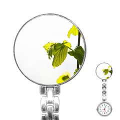 Leaves Nature Stainless Steel Nurses Watch by Nexatart