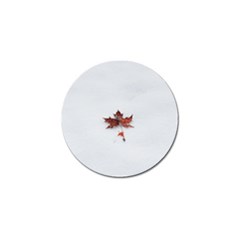 Winter Maple Minimalist Simple Golf Ball Marker by Nexatart