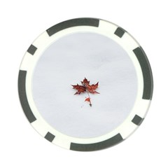 Winter Maple Minimalist Simple Poker Chip Card Guard (10 Pack) by Nexatart