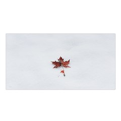 Winter Maple Minimalist Simple Satin Shawl by Nexatart