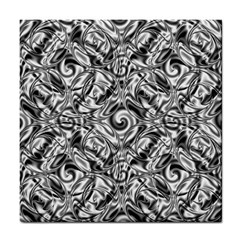 Gray Scale Pattern Tile Design Tile Coasters by Nexatart