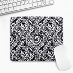 Gray Scale Pattern Tile Design Large Mousepads by Nexatart