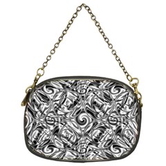 Gray Scale Pattern Tile Design Chain Purses (two Sides)  by Nexatart