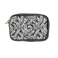 Gray Scale Pattern Tile Design Coin Purse by Nexatart