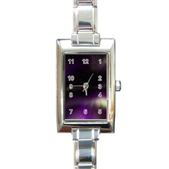 The Northern Lights Nature Rectangle Italian Charm Watch by Nexatart