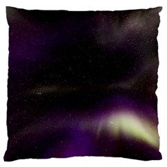 The Northern Lights Nature Large Flano Cushion Case (two Sides) by Nexatart