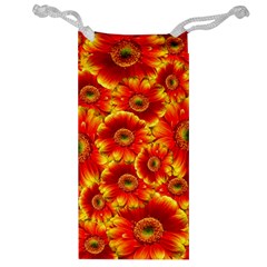 Gerbera Flowers Nature Plant Jewelry Bag by Nexatart