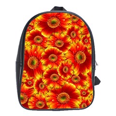 Gerbera Flowers Nature Plant School Bags(large)  by Nexatart