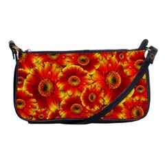 Gerbera Flowers Nature Plant Shoulder Clutch Bags by Nexatart