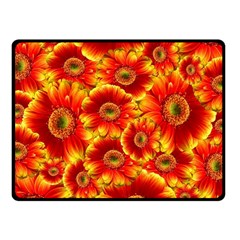 Gerbera Flowers Nature Plant Fleece Blanket (small) by Nexatart