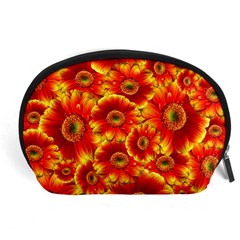 Gerbera Flowers Nature Plant Accessory Pouches (large)  by Nexatart