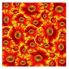 Gerbera Flowers Nature Plant Large Satin Scarf (square) by Nexatart