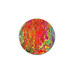 Background Texture Colorful Golf Ball Marker (4 Pack) by Nexatart