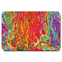 Background Texture Colorful Large Doormat  by Nexatart