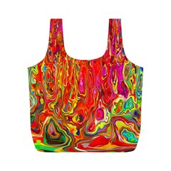 Background Texture Colorful Full Print Recycle Bags (m)  by Nexatart