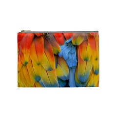 Spring Parrot Parrot Feathers Ara Cosmetic Bag (medium)  by Nexatart