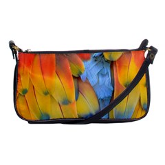 Spring Parrot Parrot Feathers Ara Shoulder Clutch Bags by Nexatart