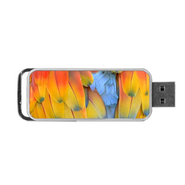 Spring Parrot Parrot Feathers Ara Portable USB Flash (Two Sides)