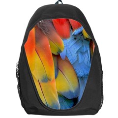 Spring Parrot Parrot Feathers Ara Backpack Bag by Nexatart