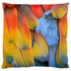 Spring Parrot Parrot Feathers Ara Standard Flano Cushion Case (two Sides) by Nexatart