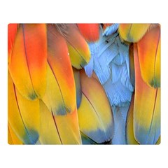 Spring Parrot Parrot Feathers Ara Double Sided Flano Blanket (large)  by Nexatart