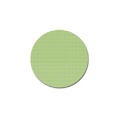 Gingham Check Plaid Fabric Pattern Golf Ball Marker (10 Pack) by Nexatart