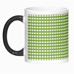 Gingham Check Plaid Fabric Pattern Morph Mugs by Nexatart