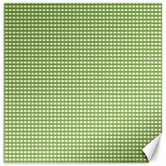 Gingham Check Plaid Fabric Pattern Canvas 12  X 12   by Nexatart