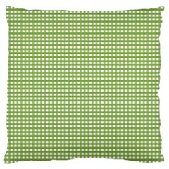 Gingham Check Plaid Fabric Pattern Large Cushion Case (two Sides) by Nexatart