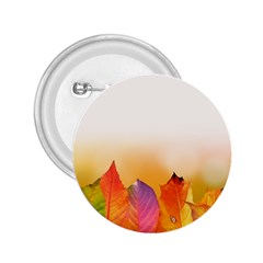 Autumn Leaves Colorful Fall Foliage 2 25  Buttons by Nexatart