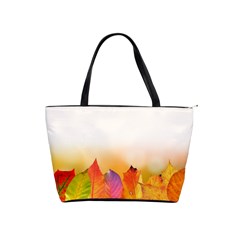 Autumn Leaves Colorful Fall Foliage Shoulder Handbags by Nexatart