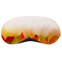 Autumn Leaves Colorful Fall Foliage Sleeping Masks by Nexatart